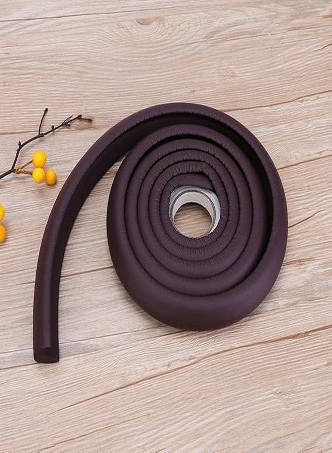 Qitzhaa prime Medium Size 2M Baby Safety Edge Protector, Kids Proofing Foam Bumper Strip for Sharp Edges, Cushion Guard for Furniture & Tables, Pack of 1 (Brown) - Image 5