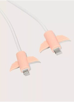 Generic 2pcs Wing Design Phone Cable Protector  - Image 3