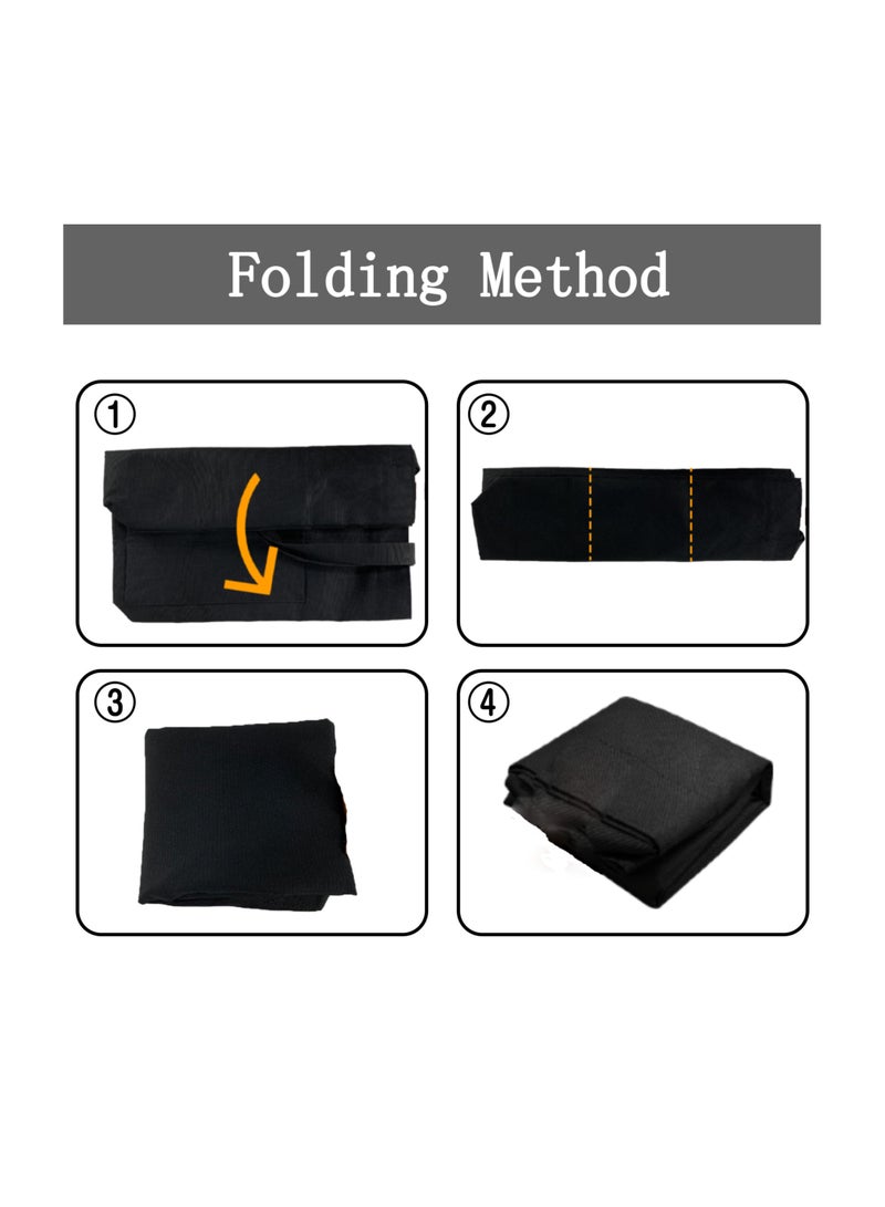1-Piece Folding Polyester Eco-friendly Canvas Bag,Monet Impressionism Oil Painting Style Printing Carrying Bag,Mini Reusable Supermarket Shopping Bag  - Image 3