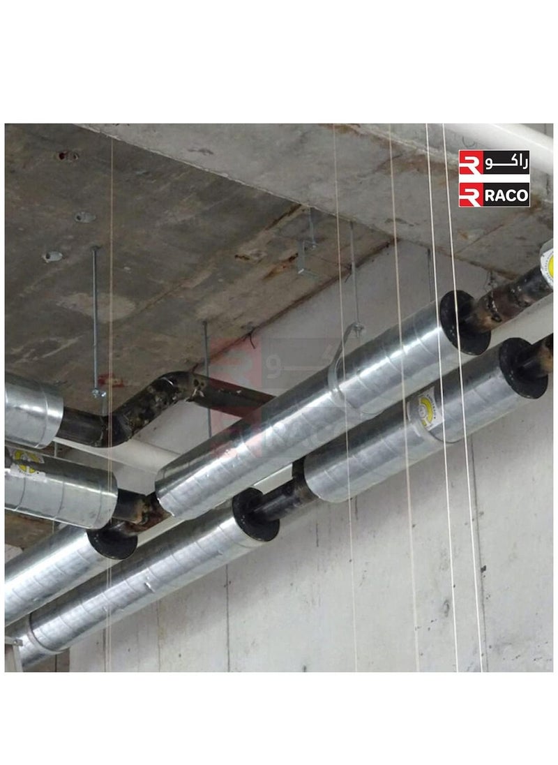 RACO Pipe Insulation Foam Soft Rubber Sheet Roll to Protect Pipes and Heat Preservation Moisture-Proof Waterproof Thermal Insulation SELF-ADHESIVE ALUMINIUM  - Image 2