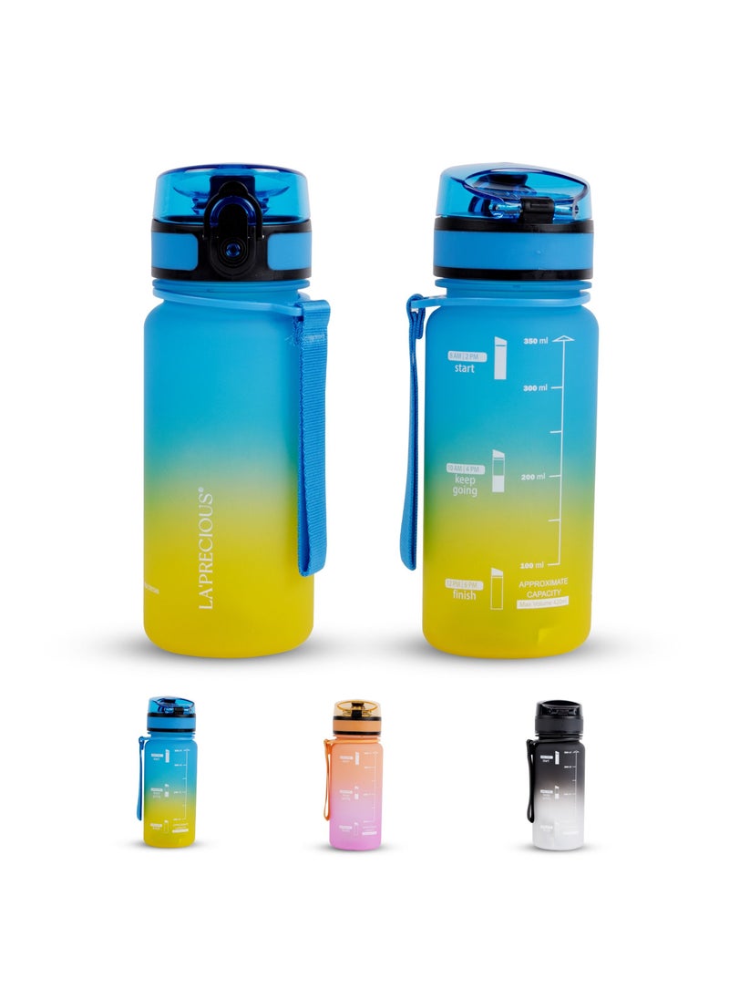 LA' PRECIOUS - LA' PRECIOUS 350ml Kids Water Bottle - USA Tritan Material Non-Toxic BPA Free - Fast Flow - Flip Top Leak Proof Lid and One Click Open - Image 1