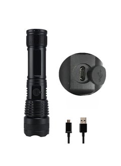 REOCLE Rechargeable LED Torch 250,000 Lumen Super Bright & Waterproof & 5 Adjustable Light Modes Flashlight with Long Battery Life & USB Cable for Home Camping  Outdoor Use  - Image 3