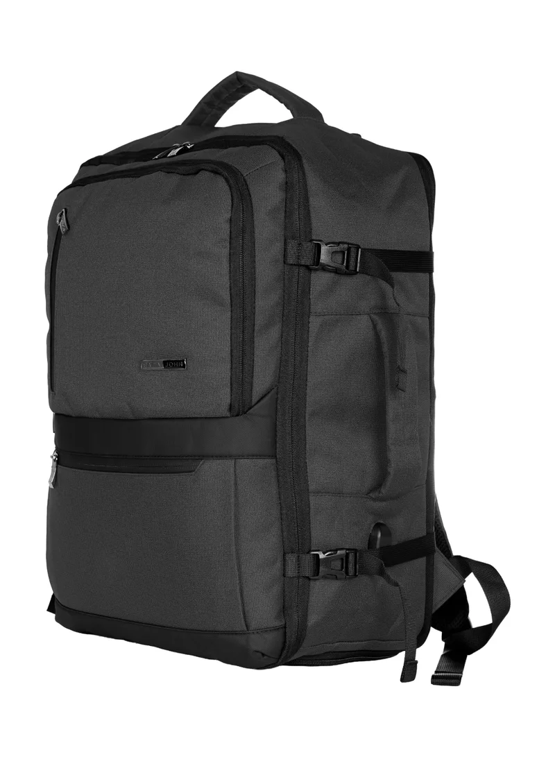 بارا جون 18-Inch Travel Backpack – 420D Polyester Large Capacity Backpack with Multiple Compartments, Adjustable Shoulder Straps for Work, School & Travel