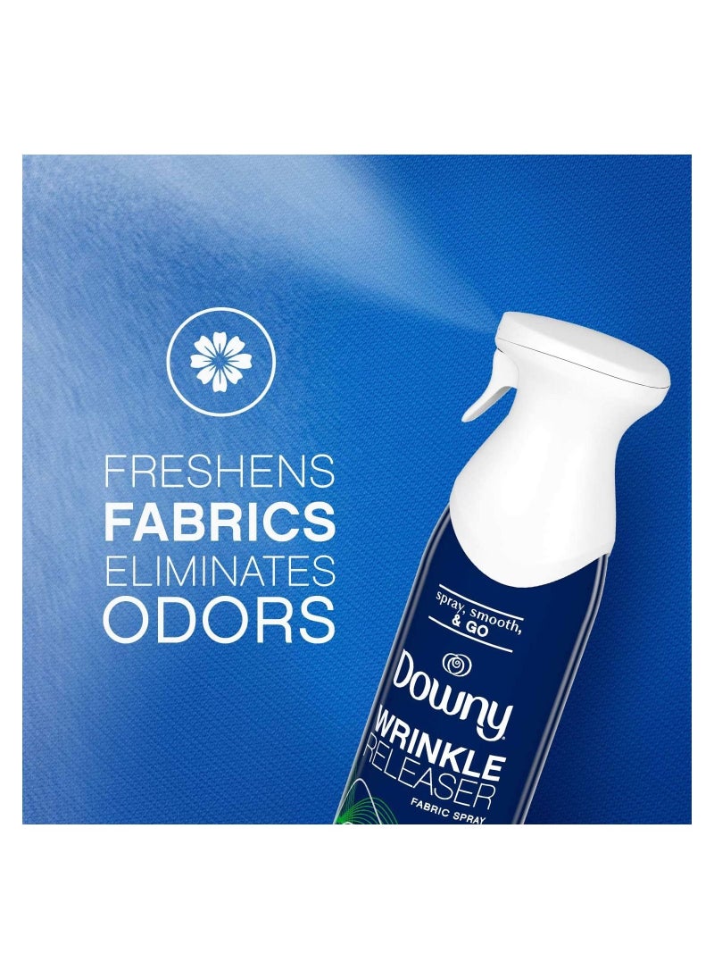 Downy - Downy WrinkleGuard Wrinkle Release Fabric Spray, Fresh Scent, 19.4 Total Oz (Pack of 2) - Fabric Refresher, Odor Eliminator & Anti Static - Image 1