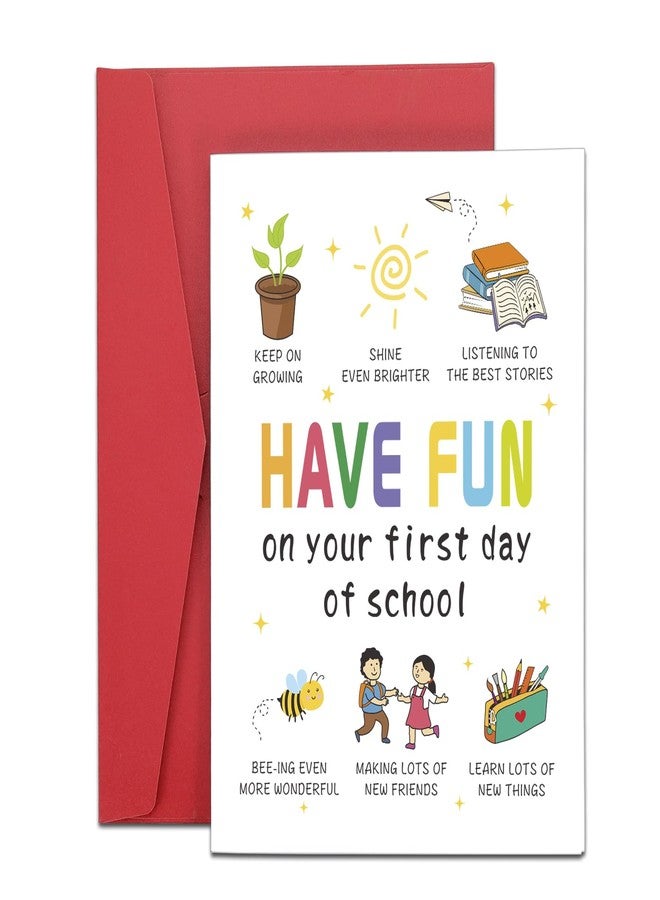 Fleure Esme Dorm Room Essentials First Day of School Back to School Supplies for Kids Back to School Gifts for Girls Boys Kids Kindergarten Supplies 1st Grade 1st Day of School Preschool Card - Image 1