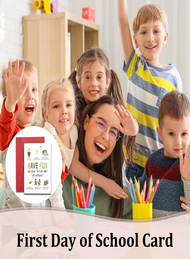Fleure Esme Dorm Room Essentials First Day of School Back to School Supplies for Kids Back to School Gifts for Girls Boys Kids Kindergarten Supplies 1st Grade 1st Day of School Preschool Card - Image 3