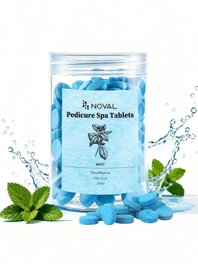 NOVAL Mint Pedicure Spa Tablets, 500g - Fast-Dissolving Foot Soak for Refreshing, Moisturizing & Cleansing Care - Image 1