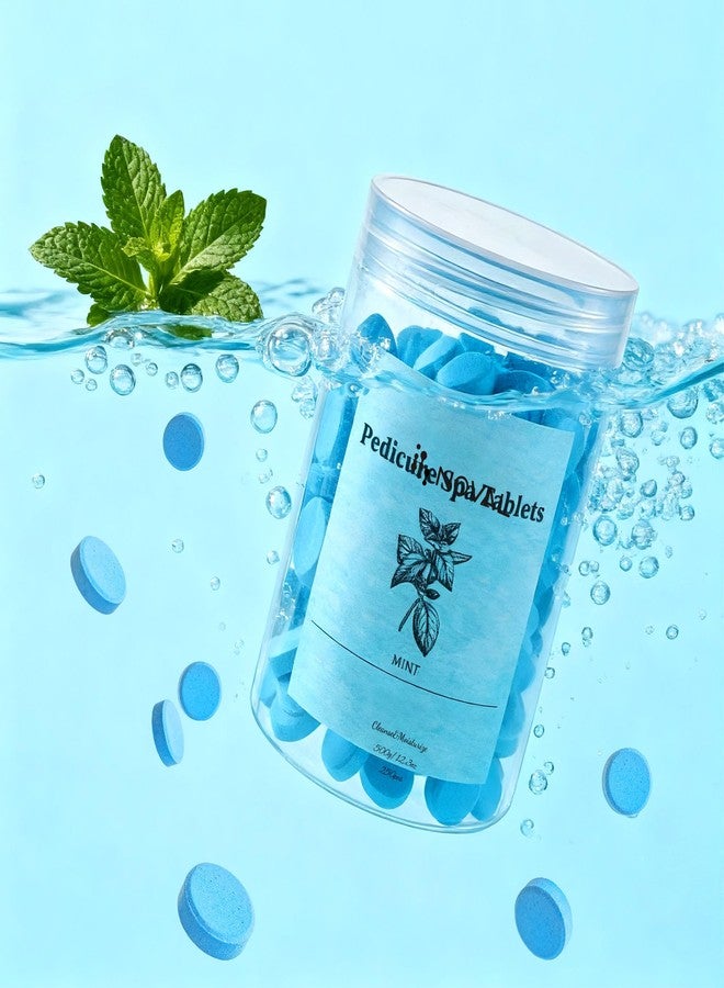 NOVAL Mint Pedicure Spa Tablets, 500g - Fast-Dissolving Foot Soak for Refreshing, Moisturizing & Cleansing Care - Image 3