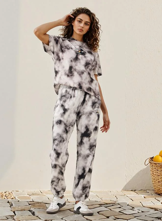 SP Characters Tom and Jerry Print Crew Neck T-shirt