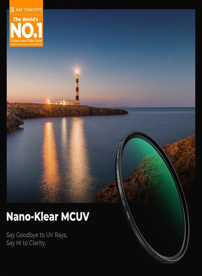كيه آند إف كونسبت فلتر الأشعة فوق البنفسجية K&F Concept K-Series 37 مم MCUV Pro Slim MC للحماية من الأشعة فوق البنفسجية - Image 2
