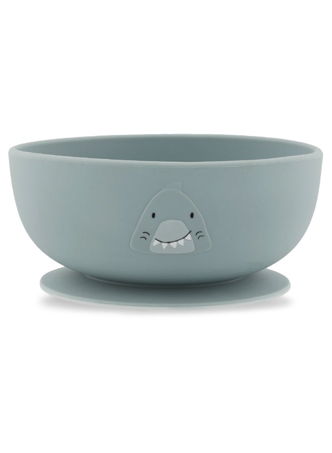Trixie Silicone Feeding Bowl With Suction - Mr. Shark - Image 1