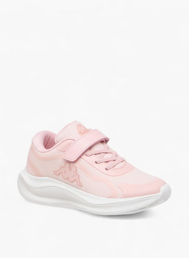 كابا Girls' Textured Sports Shoes with Hook and Loop Closure