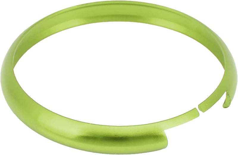 HEEPDD Aluminum Alloy Remote Key Fob Ring Trim Replacement, Replacement, Lightweight Durable Bezel for MINI R55 R56 R57 R58 R59 R60 Key Fob Aluminum Alloy Remote Ring Trim Nan (Green) - Image 2