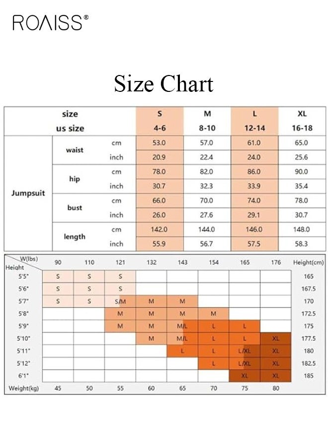 roaiss Black Backless Sleeveless Jumpsuit Flared Yoga Romper for Women Tight Booty Lifting Design with Breathable Stretchy Fabric High Waist Wide Leg Comfort Fit - Image 4