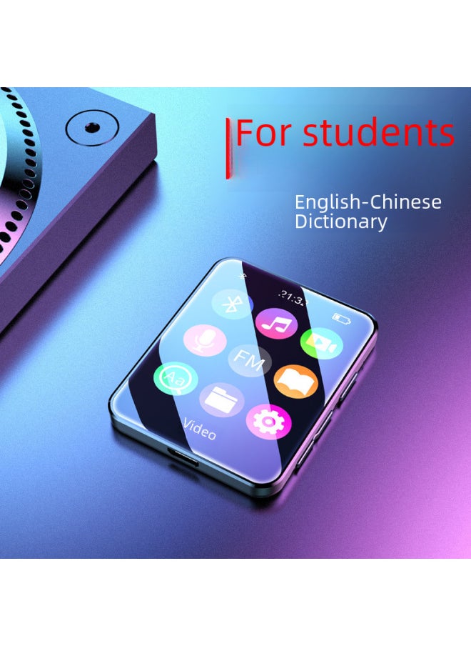 Generic - Mrobo Mp3mp4mp3 Player Mp5 Walkman Music Player Bluetooth Mp3 Mini Player-Body Color:Black (Bluetooth) Touch Version 2.0-Memory Capacity:4GB - Image 1
