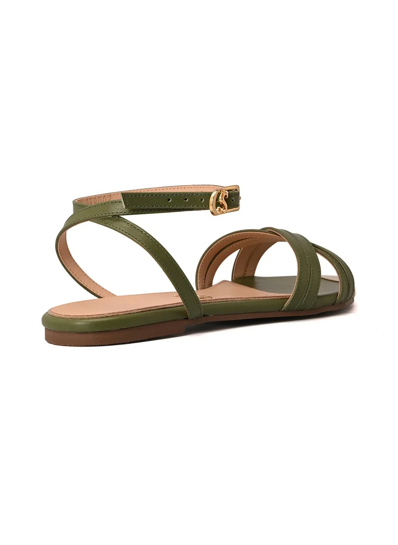 Carmen Steffens  Flat Metal Military for Women | Best Price UAE