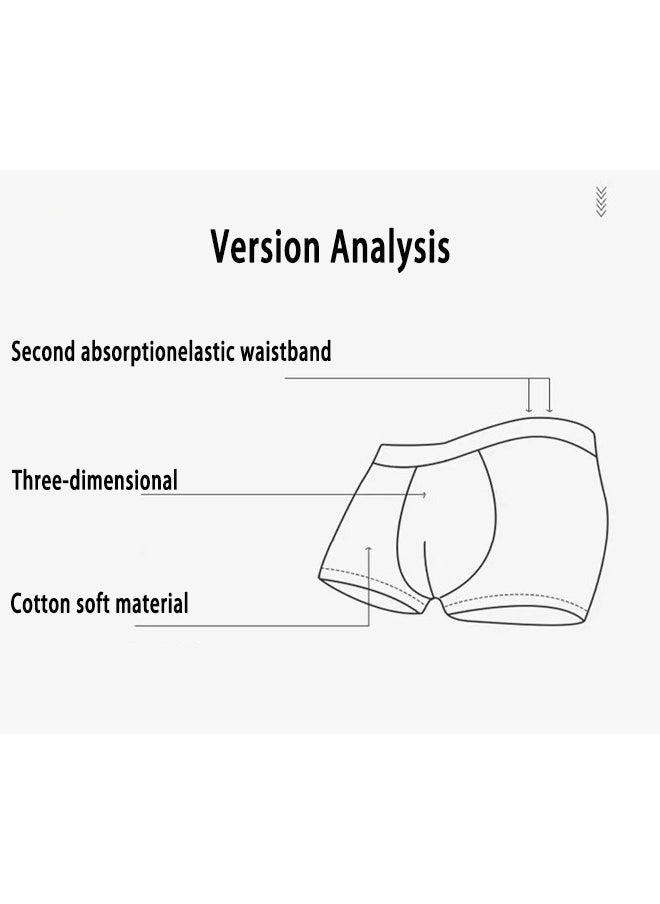 Zeemey - Zeemey 5 Pack Men’s Sort Boxer Briefs & Trunks,Breathable Stretch Cotton Moisture-Wicking Underwear,Modern Fit Low Rise - Image 1