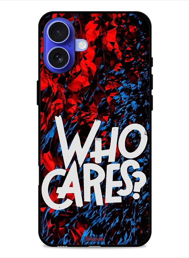Tolwak Apple iPhone 16 Protective Case Cover Who Cares - Image 1