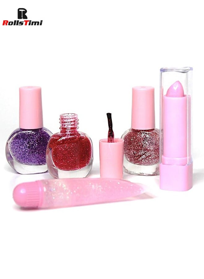 RollsTimi  Children's Cosmetics Toys Girls Makeup Toys Handbag Set Passing Gifts Kids Washable Makeup Girls Toys  - Image 3