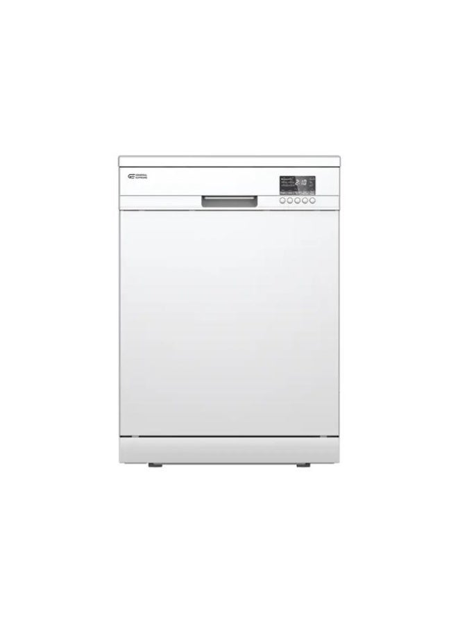 GENERAL SUPREME Dishwasher, 5 Programs, 12 Place s, 2 Racks, Half Load feature, Dry +, Delay Start, White, GSDW1225WGA - Image 1