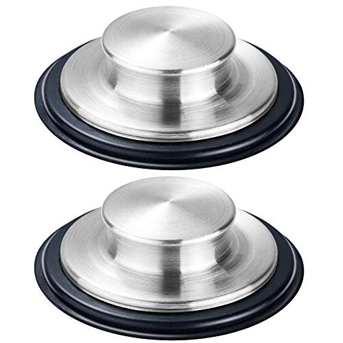 Fengbao 2PCS Kitchen Sink Stopper - Stainless Steel, Large Wide Rim 3.35" Diameter - Fengbao - Image 1