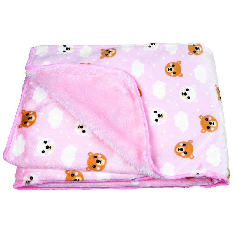 1ST STEP Printed Fleece Blanket (Bear) - Image 3