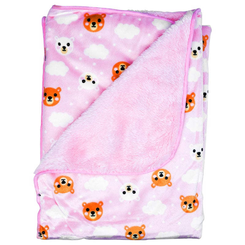 1ST STEP Printed Fleece Blanket (Bear) - Image 4