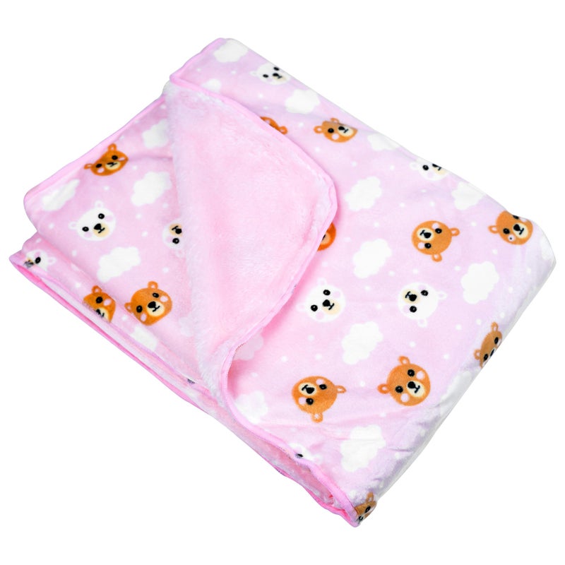 1ST STEP Printed Fleece Blanket (Bear) - Image 2