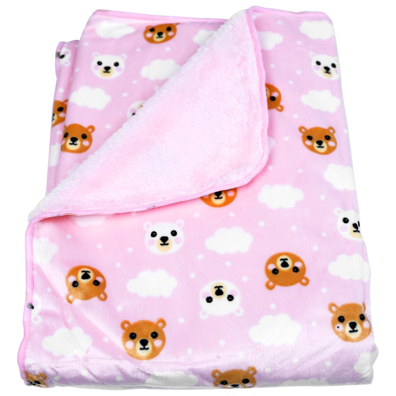 1ST STEP Printed Fleece Blanket (Bear) - Image 1