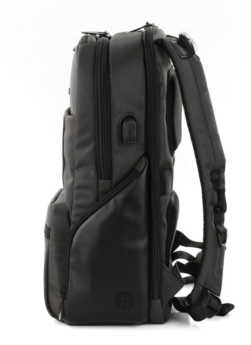 RONCATO - Roncato fabric Backpack Laptop Travel Bag Size 15.6 Inch Antracite - Image 1