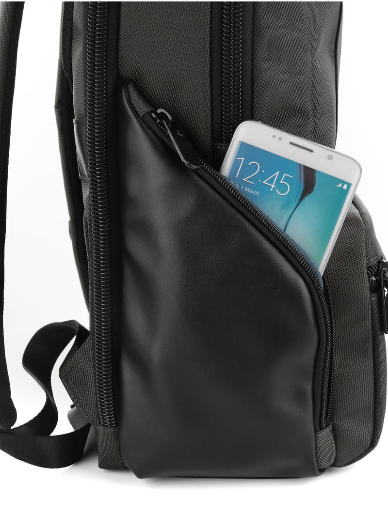 RONCATO - Roncato fabric Backpack Laptop Travel Bag Size 15.6 Inch Antracite - Image 1