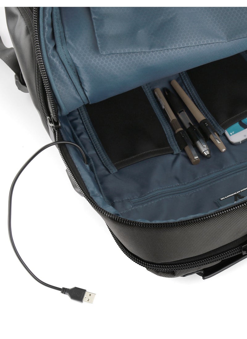 RONCATO - Roncato fabric Backpack Laptop Travel Bag Size 15.6 Inch Antracite - Image 1