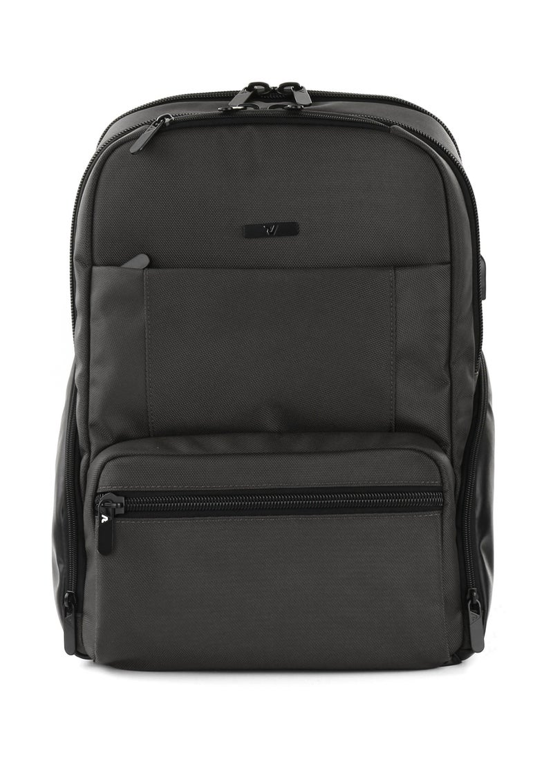 RONCATO - Roncato fabric Backpack Laptop Travel Bag Size 15.6 Inch Antracite - Image 1