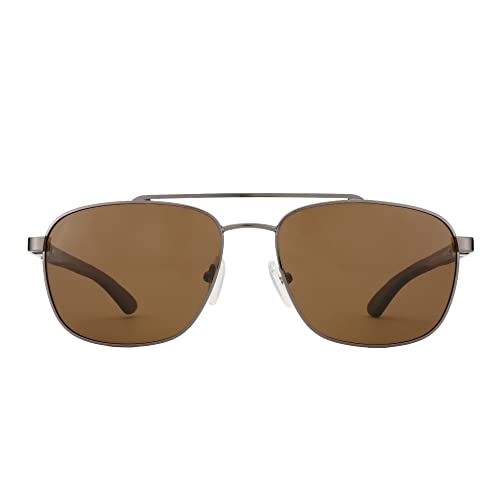 ZENOTTIC Aviator Wood Polarized Sunglasses for Men 100% UV Protection Fishing Driving Golf - Image 3