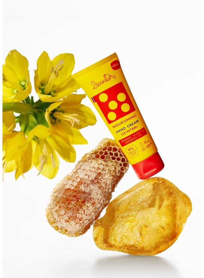 Dzintars Dzintari Nourishing Hand Cream with Organic Honey and Rapeseed Oil 75ml - Image 2