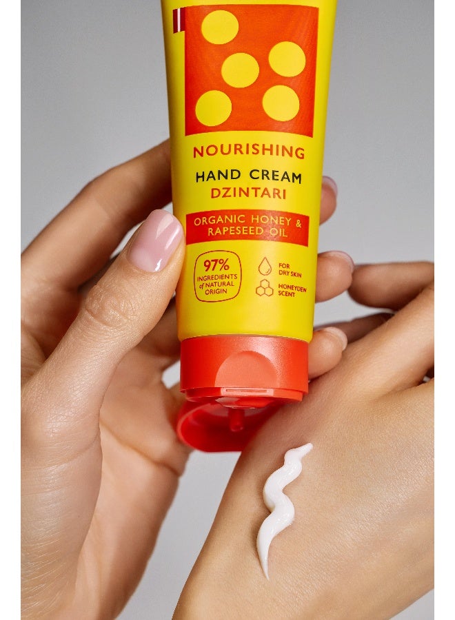 Dzintars Dzintari Nourishing Hand Cream with Organic Honey and Rapeseed Oil 75ml - Image 4