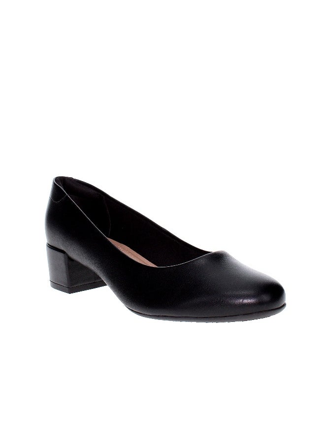 Beira Rio Beira Rio Ladies Mid Heel Shoes Black | Made In Brazil  - Image 3