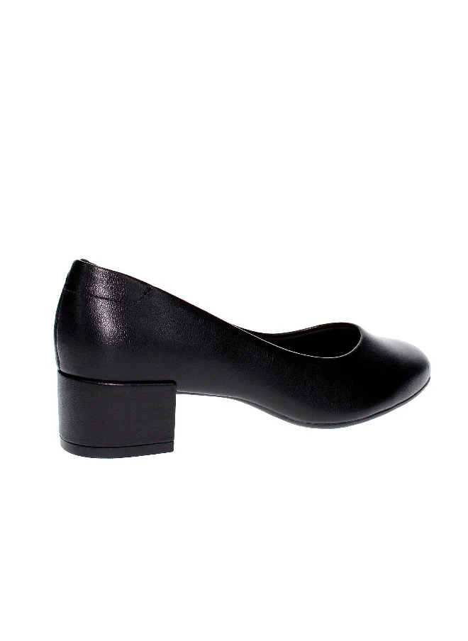 Beira Rio Beira Rio Ladies Mid Heel Shoes Black | Made In Brazil