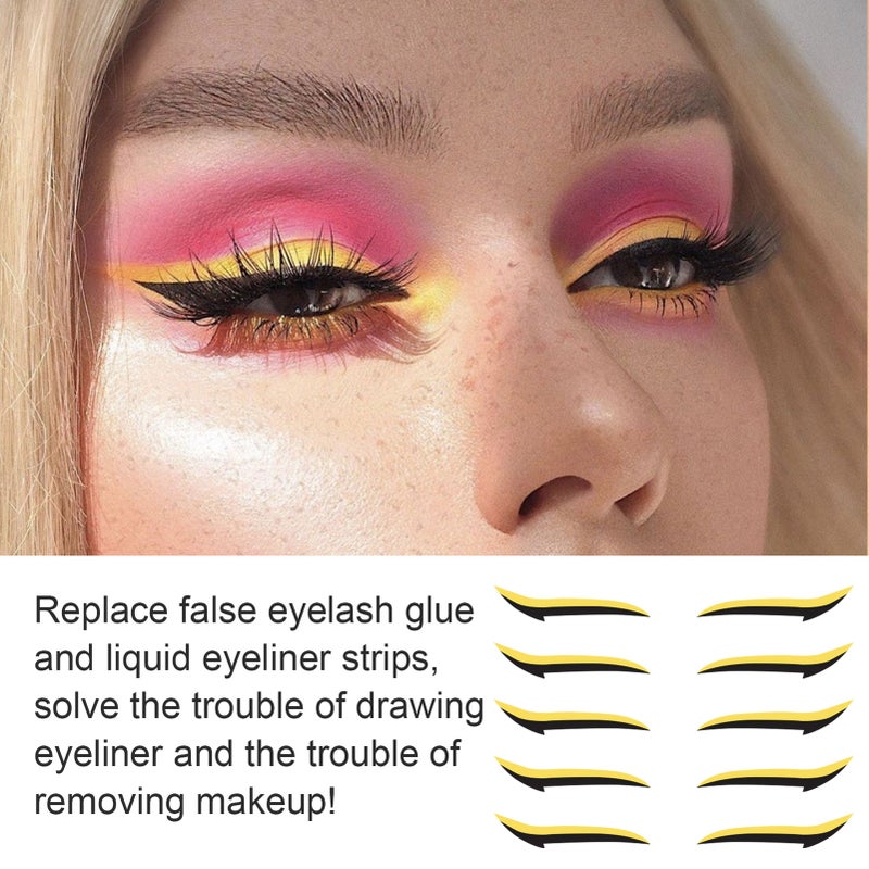 Eyeliner Sticker Double Eyelid Tape Glitter Eyeliner Eyeshadow Sticker Eye Makeup Tool - Image 3