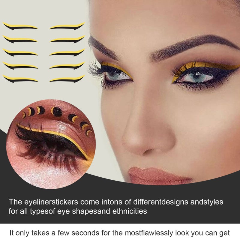 Eyeliner Sticker Double Eyelid Tape Glitter Eyeliner Eyeshadow Sticker Eye Makeup Tool - Image 4