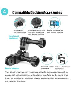 KASTWAVE Aluminum Ball Handlebar Mount 360 Rotation and Lock Any Direction, Shock-Resistant Compatible with Max Hero 9 8 DJI OSMO Action Camera  - Image 5