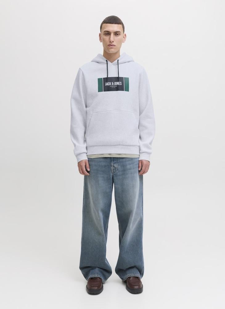 JACK & JONES Logo Pullover Hoodie - Image 1