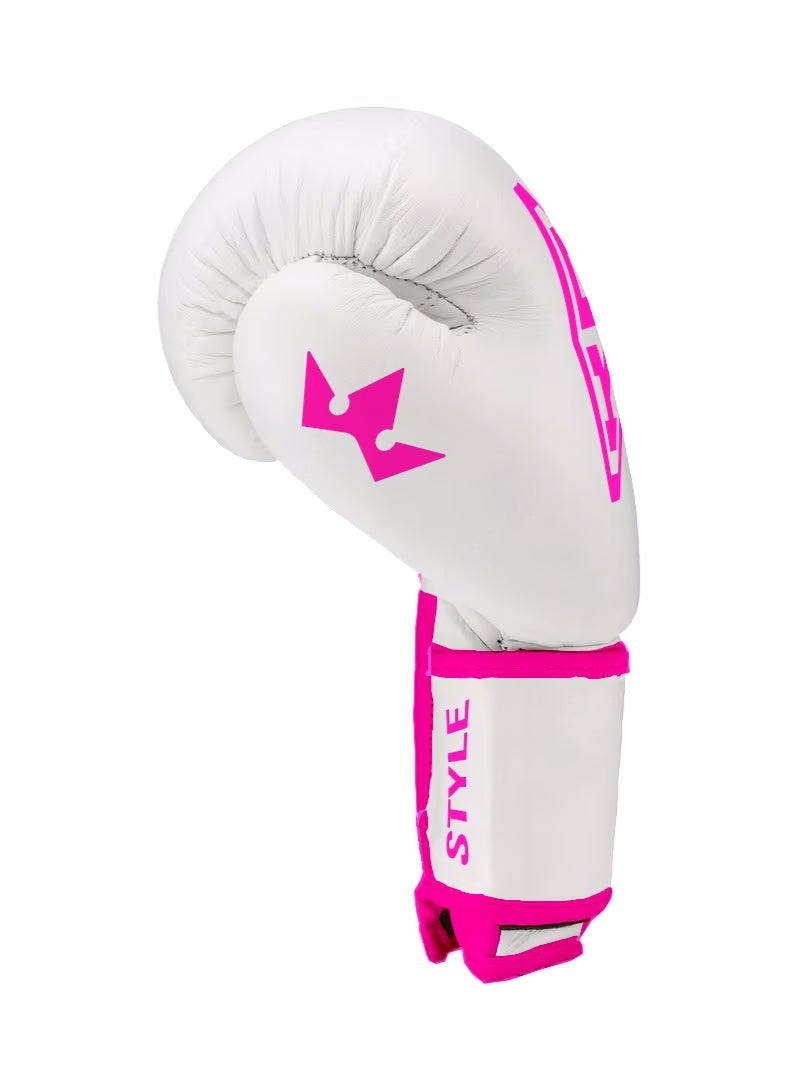 KO Style Boxing Gloves Pink With advanced Wrist Support - Image 3