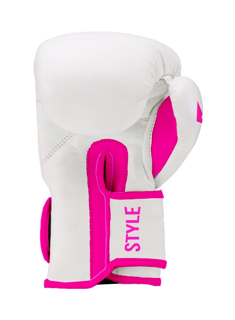 KO Style Boxing Gloves Pink With advanced Wrist Support - Image 2