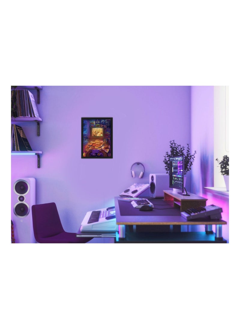 Digital Wall Art Poster Frame Retro Game Nintendo Game Cube Controller 21X30 cm