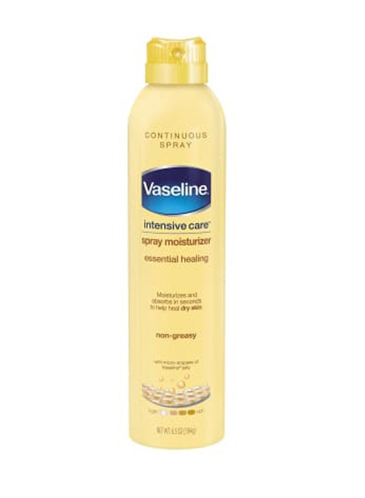Vaseline intensive Care Moisturizer For Dry Skin Essential Healing Cocoa Radiant Aloe Soothe Fresh Body Spray 190ml (Pack of 3)  - Image 4