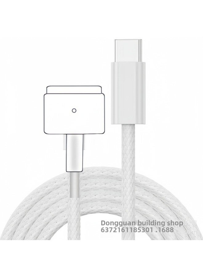 Apple Magsafe3 Magnetic Line 140W Fast Charge Mac Data Line Type-c Applicable To Notebooks-Color:White  - Image 4