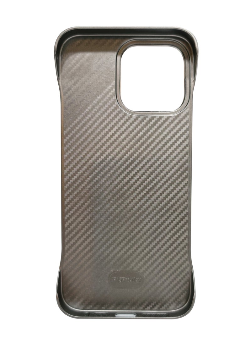 Frameless Premium Case For Iphone 15 Pro Max Dark Brown - Image 3