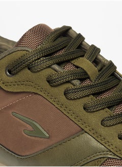 Dash Men's Colourblock Sports Shoes with Lace-Up Closure  - Image 2