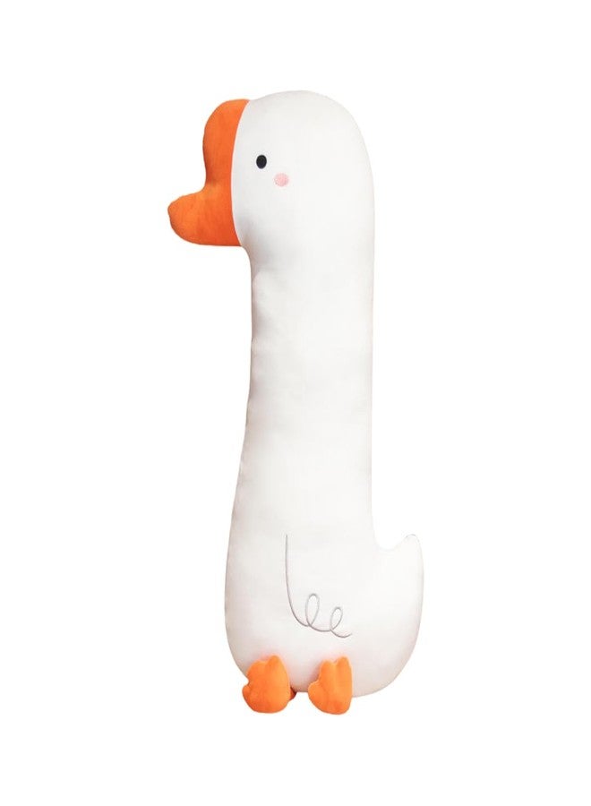 TechMax Solution Cute Pastel Goose Plush Doll Huggable Animal Pillow for Bedroom Nursery Decoration - Image 1